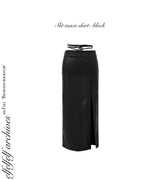 スリットマキシスカート/SLIT MAXI SKIRT[black]