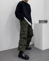 クォーター カーゴ ストリング パンツ / CH Quarter Cargo String Pants (3 colors)