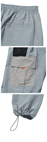 シグネイチャーロゴストリングパンツ/SIGNATURE LOGO STIRING PANTS [GRAY]