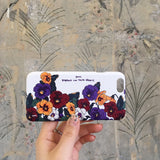 パンジー iPhoneケース/Pansy (iPhone) Matt Hard Case