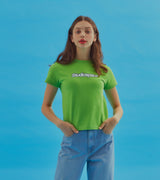 クロップウィズロゴ/AQO CROP WITH LOGO YELLOW GREEN (4432803659894)