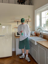 ASCLO Memory Nylon Bermuda Pants (3color)