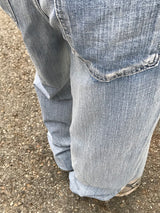 Wander brushed denim pants