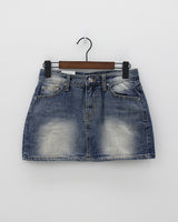 ローライズジーンズスカート / Low Rise Jean Jean Skirt