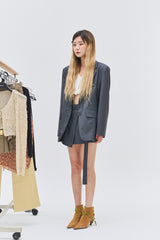トミーオーバーサイズフィットブレザージャケット/Tommy Oversized Fit Blazer jk (2 colors)