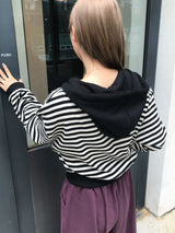 Camila stripe zip up