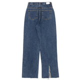 ワイドフィットスリットデニムパンツ/WIDE FIT SLIT DENIM PANTS [16627]