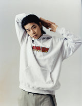 フレイムロゴフーディー/FLAME LOGO HOODIE LIGHT GREY(CV2CFUM410A)