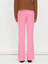 Side Slit crinkle pants - Pink (6699535204470)