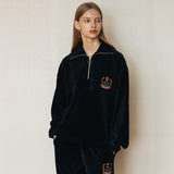 GHCコーデュロイハーフジップ/GHC CORDUROY HALF ZIP-UP_NAVY