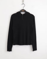 Cosper String Slim Inner Hooded T-shirt