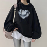 Mahu Heart Oversized Fit Napping Hoodie (3 colors)