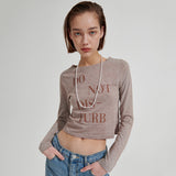 DNDB Long sleeve T-shirt [Melange Brown] (6679682285686)