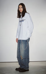 GRAFFITI LONG SLEEVE_WHITE