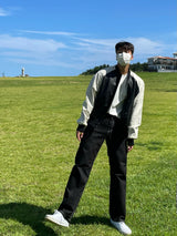 ラーセミデニムパンツ / LUR SEMI DENIM PANTS(2COLOR)
