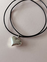 [92.5silver]  juicy heart necklace