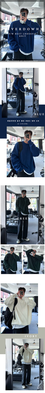10.candy daily loosefit round knit