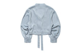 BELL SLEEVE TIE BLOUSE