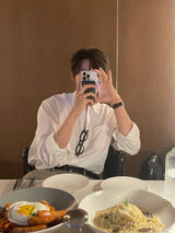 LMN シグナルモダンフィットプレーンシャツ / LMN Signal Modern Fit Plain Shirt (4 colors)