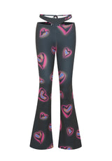 リキッドハートブーツカットパンツ / LIQUIDY HEART BOOTSCUT PANTS