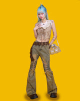 tri eyelet cross bag (3color)