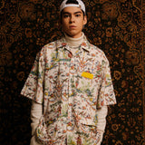 プリントリネンブレンドショートスリーブジャケット/[UNISEX] Printed Linen-Blend Short-Sleeved Jacket (Multicolor)