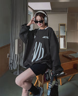 (UNISEX) コブ制服オーバーマンツーマン