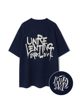 アンリレンティンググラフィティ半袖Tシャツ / Unrelenting Graffiti Short Sleeve T-shirt T79 Navy