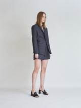 GRAY HOURGLASS STRIPE BLAZER (6679786160246)