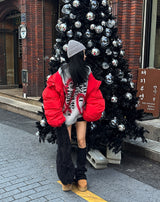 [UNISEX] Hooded oversized fit wellon padded coat