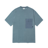 Contrast Pocket Short-Sleeve T49 Greyish Blue (6566888472694)