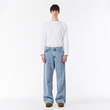 Signature Stud Wide Fit Denim Pants Light Indigo