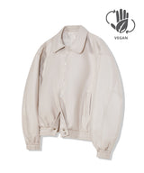 87-STAN030 [VeganLeather] ボールデストスタイリッシュラインバーシティレザージャケット