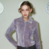 [NF] MIXED VELOUR 2 WAY JACKET (ASH-PURPLE)_F23ZA949