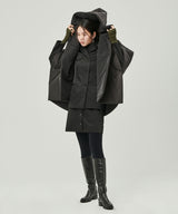 REVERSIBLE PADDING SHAWL_BLACK+GRAY (6636703547510)