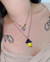 Trippy mushroom necklace.04 (8type)