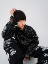 エナメルジャケット/BSR2223FWJK061 WD ENM JACKET ENAMEL BLACK