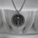 マリア-2 チェーン ネックレス / [BLESSEDBULLET]maria-2 chain necklace_vintage silver
