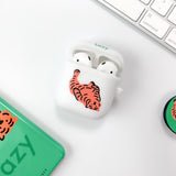 LAZY TIGER AIRPODS CASE (6538468851830)
