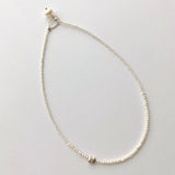シャイニングウェーブレットネックレス/SHINNING WAVELET NECKLACE
