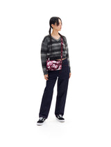 939 VELOUR CROSS BAG (BURGUNDY)