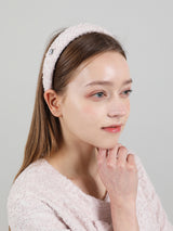 アンティックツイードヘアバンド / Antic Tweed HairBand Pink