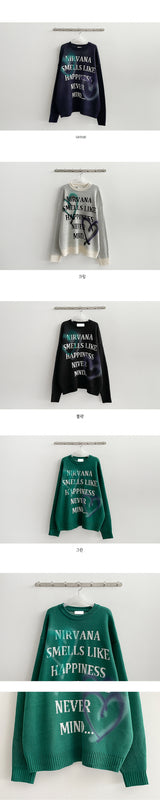 Heart, hip, vintage, lettering, boxy, round knitwear