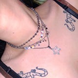 Simple layered ball chain (6685408428150)
