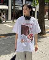 ブラウニープリントショートスリーブTシャツ / brownie print short sleeve T-shirt