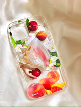 スプリングピクニックジェリースマホケース/Spring picnic jelly case