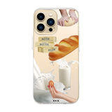 ブレッドアンドミルクジェリースマホケース/Bread and milk jelly case