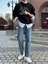 レギュラーデニムパンツ / [Premium] Regular Denim Pants (blue)