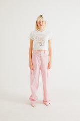 ケーキクロップTシャツ / DIMANCHE CAKE CROP T-SHIRT