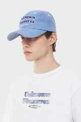 ビンテージウォッシュドキャップ/Vintage washed cap (blue)